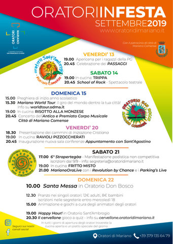 Oratori in Festa